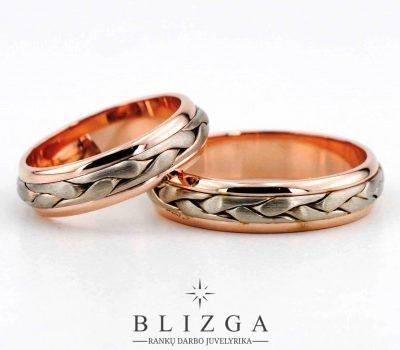 Filia modern style wedding rings