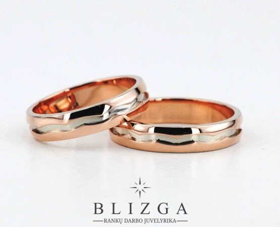 Modern style wedding rings Noctua