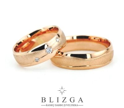 Vestuviniai žiedai Lapis