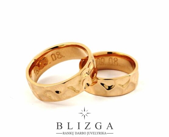 modernaus stiliaus vestuviniai žiedai