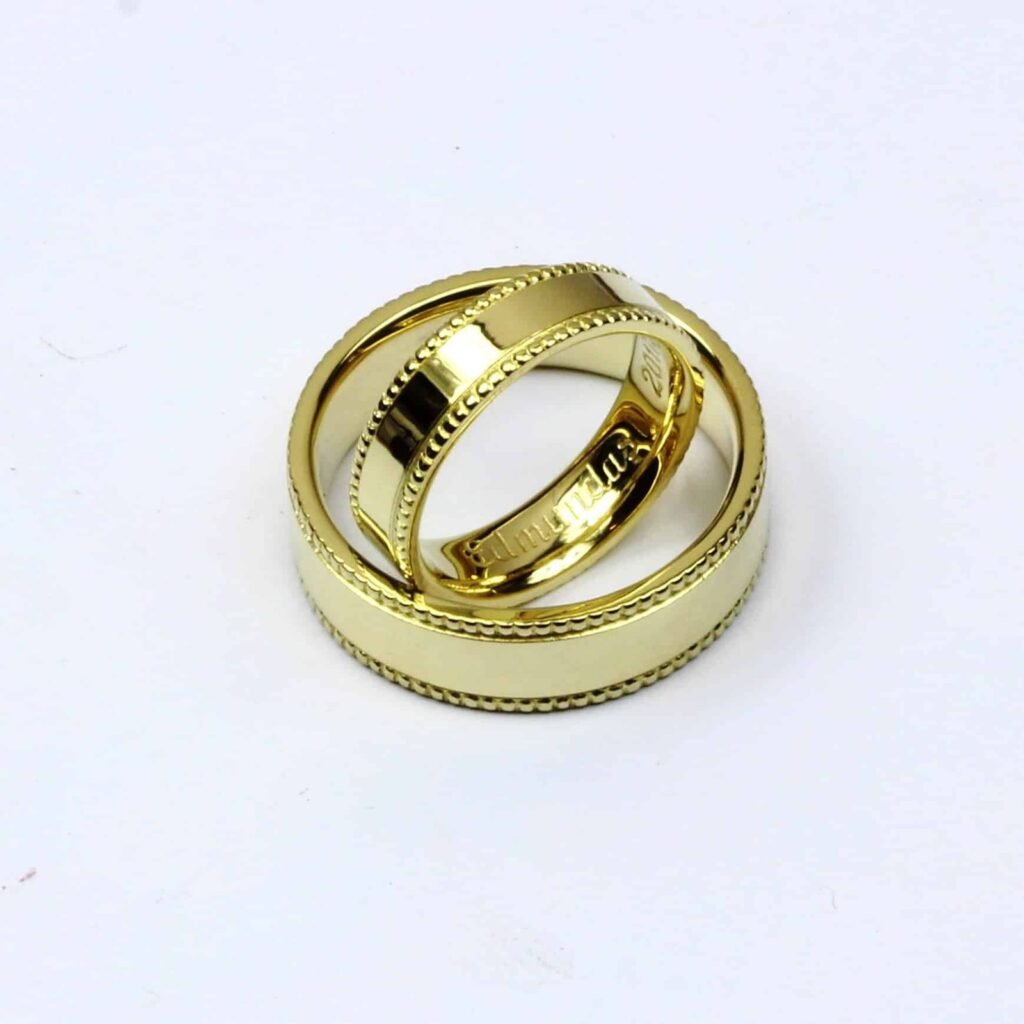 Archangelus modernaus stiliaus vestuviniai žiedai