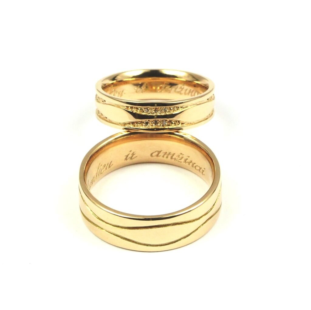 Ferri klasikinio stiliaus vestuviniai žiedai