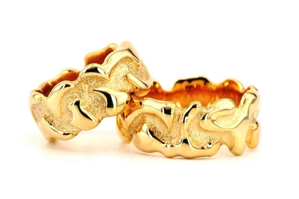 Lepus modernaus stiliaus vestuviniai žiedai