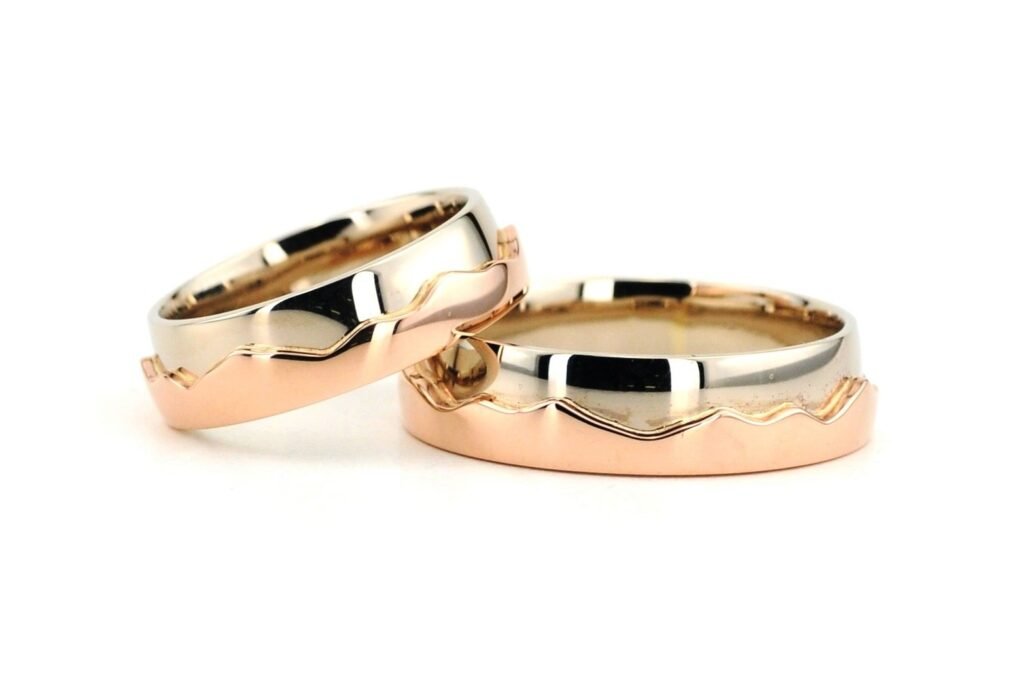 Lex modernaus stiliaus vestuviniai žiedai