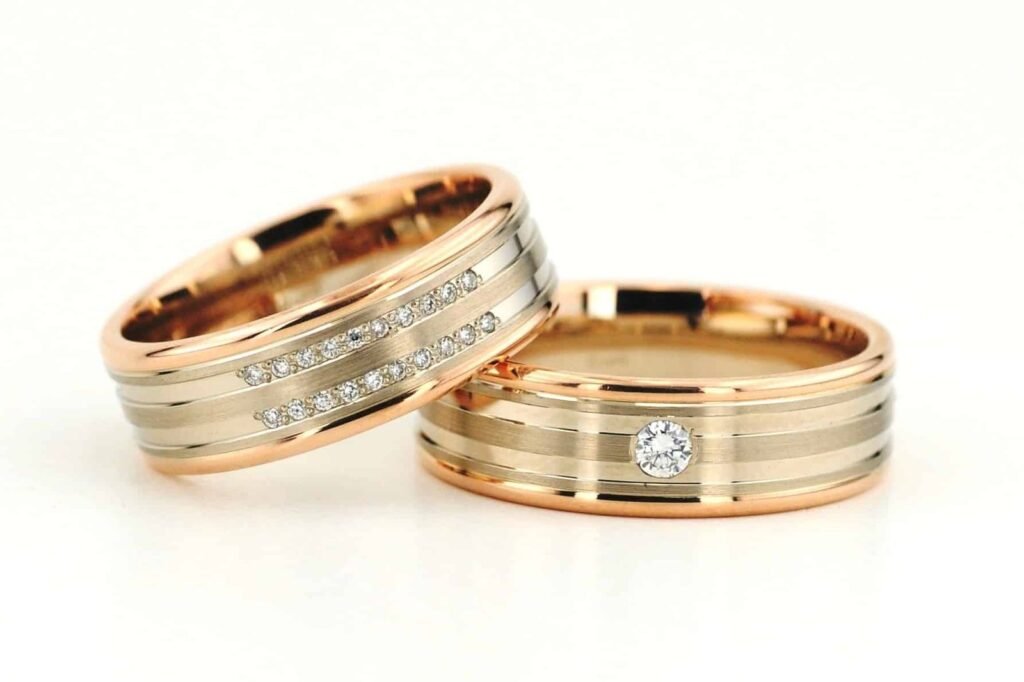 Mercurius modernaus stiliaus vestuviniai žiedai