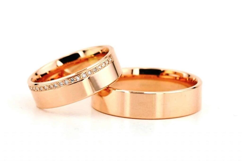 Muto klasikinio stiliaus vestuviniai žiedai