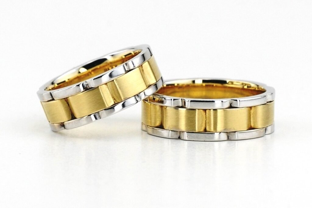 Nix modernaus stiliaus vestuviniai žiedai