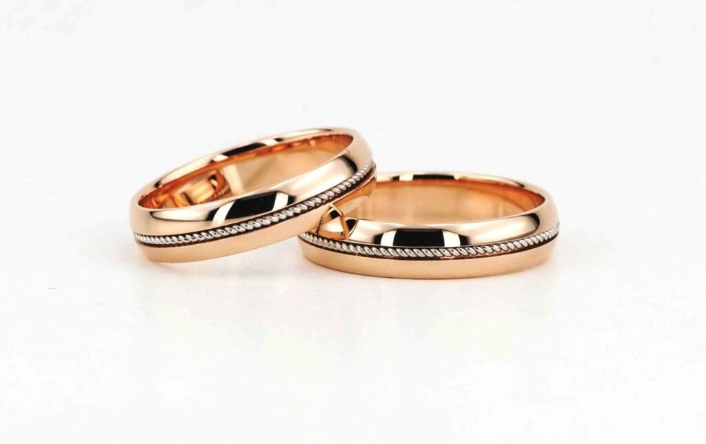 Pascha klasikinio stiliaus vestuviniai žiedai