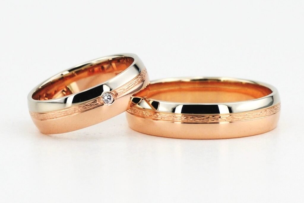 Persicum klasikinio stiliaus vestuviniai žiedai