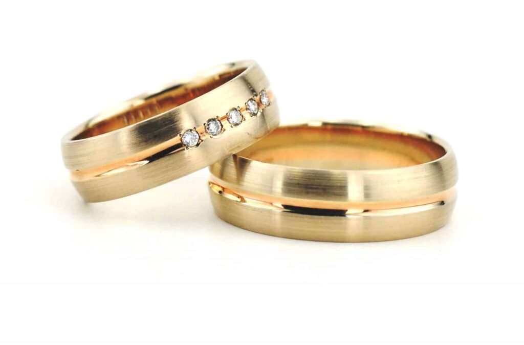 Pyrrhula modernaus stiliaus vestuviniai žiedai
